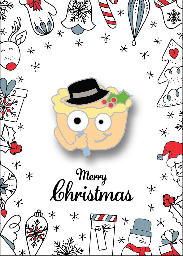 Christmas Mince Spy Badge