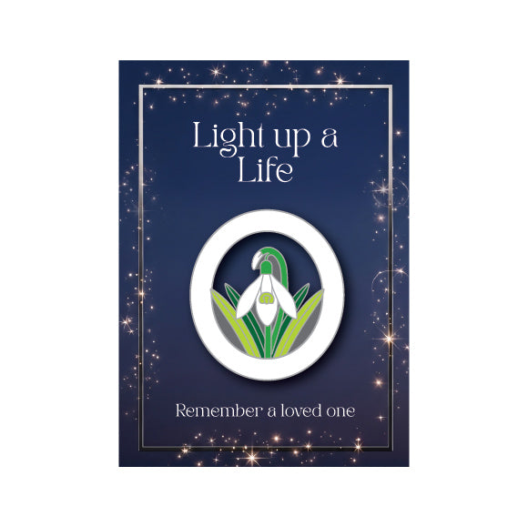 (Charity Only) Light Up a Life Snowdrop Badge 2026