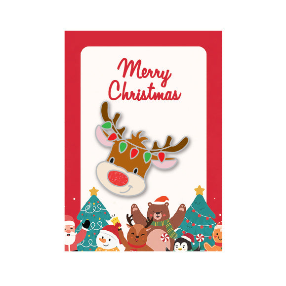 Christmas Reindeer Badge 2026