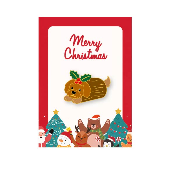 Christmas Yule Dog Badge 2026