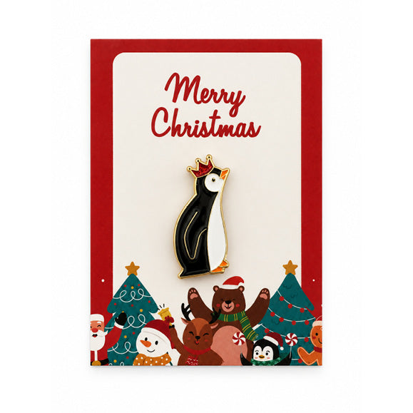 Christmas Penguin Badge 2026