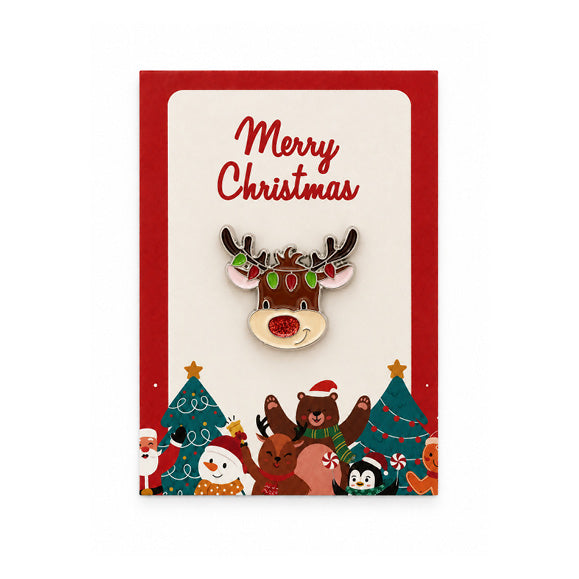 (Charity Only) Christmas Reindeer Badge 2026