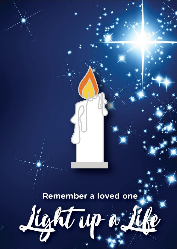 (Charity Only) Light Up A Life Badge - Candle