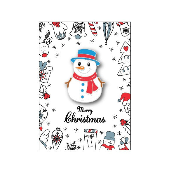 Jolly Snowman Badge
