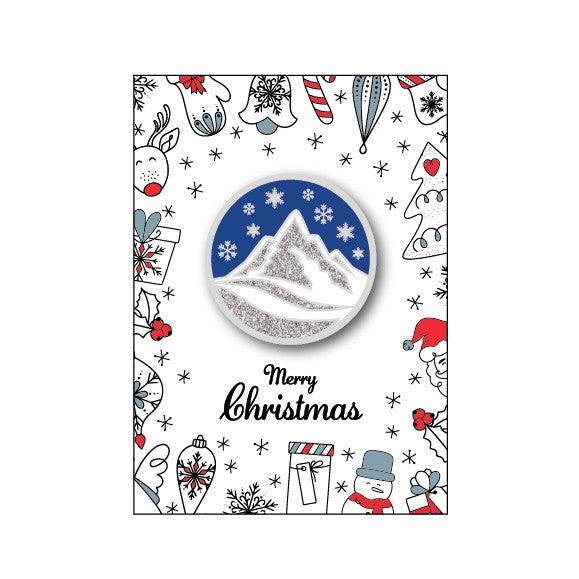 Snowy Mountain Badge