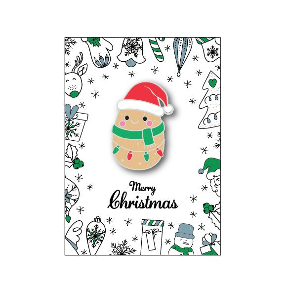Christmas Spudding Badge
