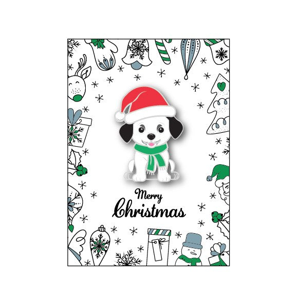 Santa Paws Dog Badge