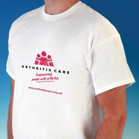 Personalised printed white T-shirt