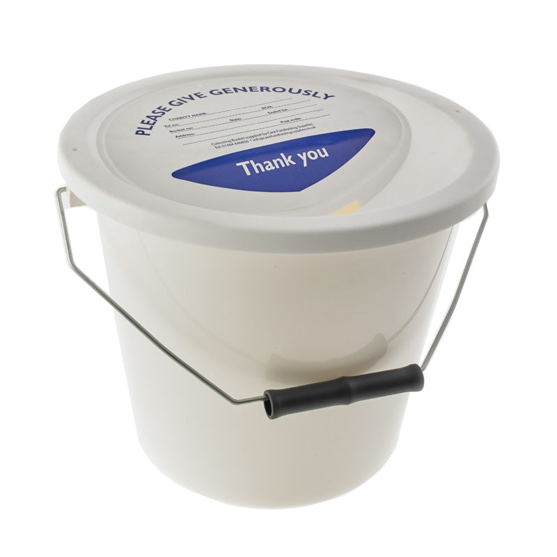 White Collection Bucket