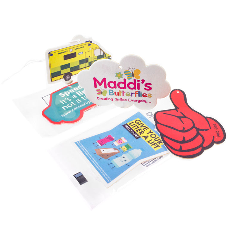 Personalised Air Fresheners Care Fundraising Supplies