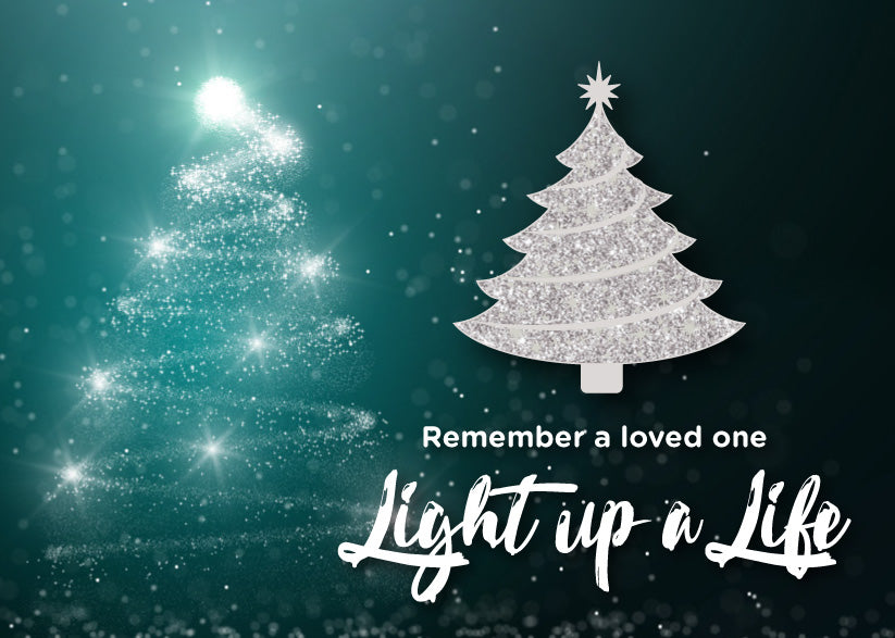 (Charity Only) Light Up A Life Badge - Christmas Tree
