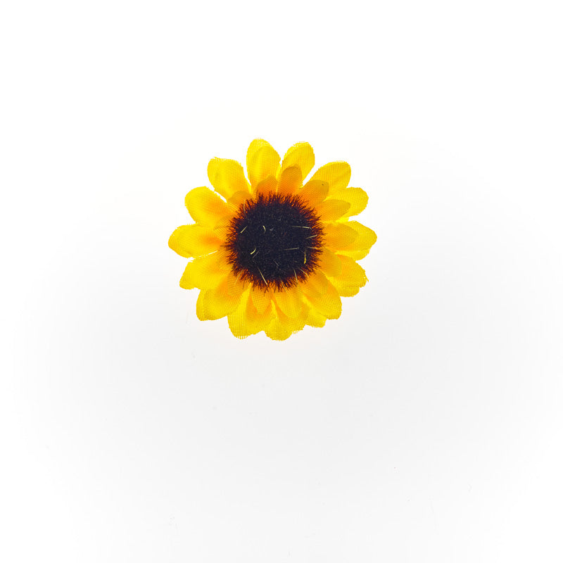 Sunflower pin badge ideal for hospice charity fundraising