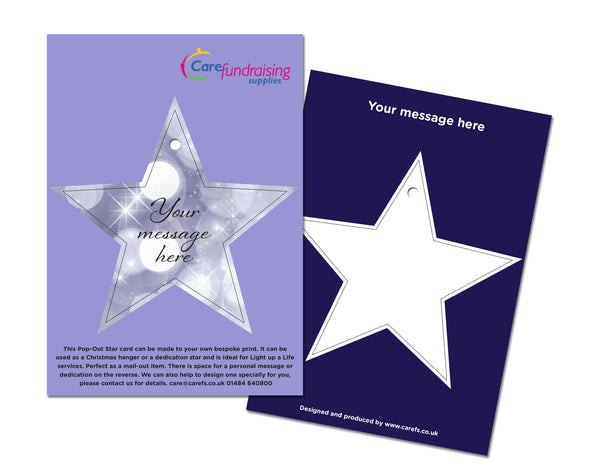 Pop-Out Dedication Star